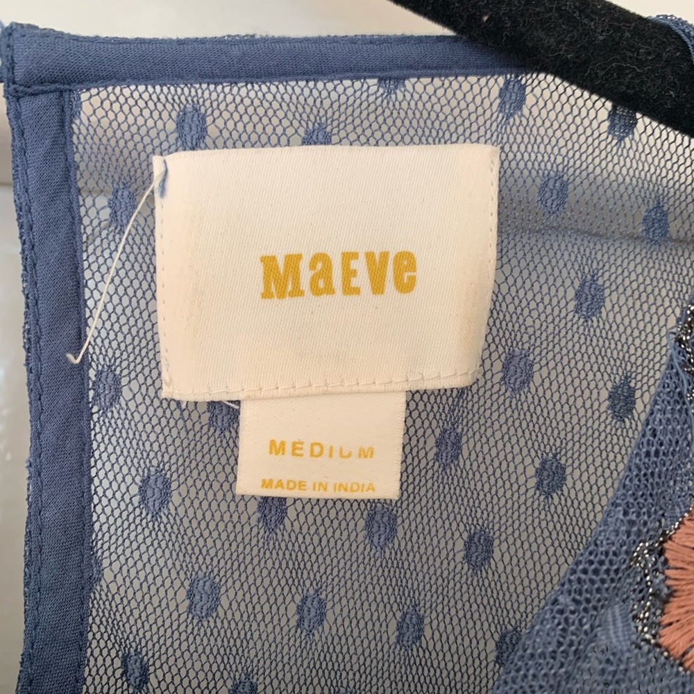 Maeve long sleeve embroidered dress - Picture 3 of 6